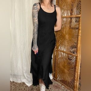 Vintage Black Be Smart High Low Dress